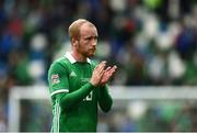 8 September 2018; Liam Boyce of Northern Ireland following the UEFA Nations League B Group 3 match between Northern Ireland and Bosnia & Herzegovina at Windsor Park in Belfast, Northern Ireland. Photo by David Fitzgerald/Sportsfile