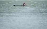9 September 2018; Emily Hegarty, front, and Aifric Keogh of Ireland competing in the Women's Pair heat event during day one of the World Rowing Championships in Plovdiv, Bulgaria. Photo by Seb Daly/Sportsfile