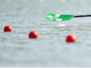 9 September 2018; A general view of an Ireland oar during the Women's Pair heat event on day one of the World Rowing Championships in Plovdiv, Bulgaria. Photo by Seb Daly/Sportsfile