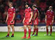 8 September 2018; Leigh Halfpenny of Scarlets during the Guinness PRO14 Round 2 match between Scarlets and Leinster at Parc y Scarlets in Llanelli, Wales. Photo by Stephen McCarthy/Sportsfile