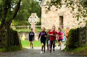 9 September 2018; parkrun Ireland in partnership with Vhi, expanded their range of junior events to 17 with the introduction of the Heritage junior parkrun on Sunday morning. Junior parkruns are 2km long and cater for 4 to 14-year olds, free of charge providing a fun and safe environment for children to enjoy exercise. Pictured is Fionn Wilson,  age 7, from Holland at the The Irish National Heritage Park in Wexford. Photo by Eóin Noonan/Sportsfile