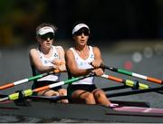 9 September 2018; Aoife Casey, left, and Denise Walsh of Ireland competing in the Lightweight Women's Double Sculls heat event during day one of the World Rowing Championships in Plovdiv, Bulgaria. Photo by Seb Daly/Sportsfile