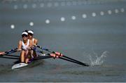 9 September 2018; Emily Craig, left, and Eleanor  Piggott of Great Britain competing in the Lightweight Women's Double Sculls heat event during day one of the World Rowing Championships in Plovdiv, Bulgaria. Photo by Seb Daly/Sportsfile