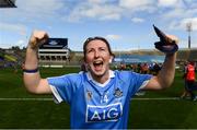 9 September 2018; Aoife Bugler of Dublin celebrates following the Liberty Insurance All-Ireland Premier Junior Camogie Championship Final match between Dublin and Kerry at Croke Park in Dublin. Photo by David Fitzgerald/Sportsfile