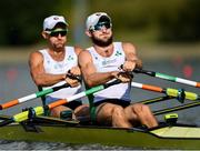 9 September 2018; Paul O'Donovan, right, and Gary O'Donovan competing in the Lightweight Men's Double Sculls heat event during day one of the World Rowing Championships in Plovdiv, Bulgaria. Photo by Seb Daly/Sportsfile