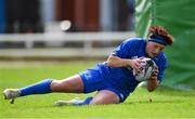 9 September 2018; Lindsey Peat of Leinster scores her and her side's second try during the 2018 Women’s Interprovincial Rugby Championship match between Connacht and Leinster at the Sportgrounds in Galway. Photo by Brendan Moran/Sportsfile