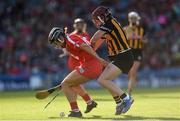 9 September 2018; Amy O'Connor of Cork in action against Anne Dalton of Kilkenny during the Liberty Insurance All-Ireland Senior Camogie Championship Final match between Cork and Kilkenny at Croke Park in Dublin. Photo by Piaras Ó Mídheach/Sportsfile