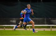 9 September 2018; Nikki Caughey of Leinster runs through on her way to scoring her side's seventh try during the 2018 Women’s Interprovincial Rugby Championship match between Connacht and Leinster at the Sportgrounds in Galway. Photo by Brendan Moran/Sportsfile