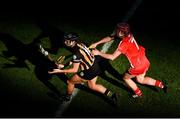 9 September 2018; Julie Ann Malone of Kilkenny in action against Chloe Sigerson of Cork during the Liberty Insurance All-Ireland Senior Camogie Championship Final match between Cork and Kilkenny at Croke Park in Dublin. Photo by David Fitzgerald/Sportsfile