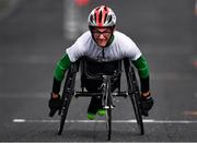 9 September 2018; Sean McCullagh of Le Cheile AC, Co. Kildare, competing in the Wheelchair event at the Kia Race Series Finale – Mondello International 10K at Mondello Park in Naas, Co. Kildare. Photo by Sam Barnes/Sportsfile