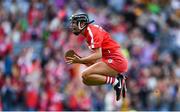 9 September 2018; Laura Treacy of Cork celebrates at the final whistle following the Liberty Insurance All-Ireland Senior Camogie Championship Final match between Cork and Kilkenny at Croke Park in Dublin. Photo by David Fitzgerald/Sportsfile
