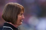 9 September 2018; Camogie Association President Kathleen Woods at the Liberty Insurance All-Ireland Senior Camogie Championship Final match between Cork and Kilkenny at Croke Park in Dublin. Photo by Piaras Ó Mídheach/Sportsfile