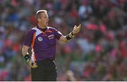9 September 2018; Referee Eamon Cassidy during the Liberty Insurance All-Ireland Senior Camogie Championship Final match between Cork and Kilkenny at Croke Park in Dublin. Photo by Piaras Ó Mídheach/Sportsfile