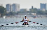 10 September 2018; Laurence Whiteley of Great Britain competing in the PR2 Men's Single Sculls heat during day two of the World Rowing Championships in Plovdiv, Bulgaria. Photo by Seb Daly/Sportsfile