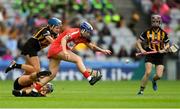 9 September 2018; Ashling Thompson of Cork in action against Anne Dalton of Kilkenny during the Liberty Insurance All-Ireland Senior Camogie Championship Final match between Cork and Kilkenny at Croke Park in Dublin. Photo by Piaras Ó Mídheach/Sportsfile