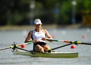 10 September 2018; Sanita Puspure of Ireland on her way to winning her Women's Single Sculls heat on day two of the World Rowing Championships in Plovdiv, Bulgaria. Photo by Seb Daly/Sportsfile