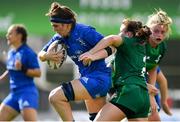9 September 2018; Meg Kendall of Leinster is tackled by Moya Griffin of Connacht during the 2018 Women’s Interprovincial Rugby Championship match between Connacht and Leinster at the Sportgrounds in Galway. Photo by Brendan Moran/Sportsfile