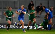 9 September 2018; Nikki Caughey of Leinster breaks away to score a try during the 2018 Women’s Interprovincial Rugby Championship match between Connacht and Leinster at the Sportgrounds in Galway. Photo by Brendan Moran/Sportsfile