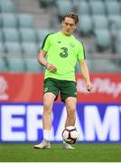 10 September 2018; Ronan Curtis during a Republic of Ireland training session at Municipal Stadium in Wroclaw, Poland. Photo by Stephen McCarthy/Sportsfile