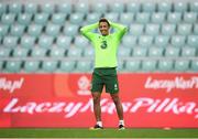 10 September 2018; Callum Robinson during a Republic of Ireland training session at Municipal Stadium in Wroclaw, Poland. Photo by Stephen McCarthy/Sportsfile