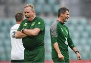 10 September 2018; Republic of Ireland assistant manager Roy Keane, right, and assistant coach Steve Walford during a Republic of Ireland training session at Municipal Stadium in Wroclaw, Poland. Photo by Stephen McCarthy/Sportsfile