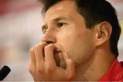 10 September 2018; Grzegorz Krychowiak during a Poland press conference at Municipal Stadium in Wroclaw, Poland. Photo by Stephen McCarthy/Sportsfile