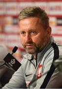 10 September 2018; Poland manager Jerzy Brzeczek during a Poland press conference at Municipal Stadium in Wroclaw, Poland. Photo by Stephen McCarthy/Sportsfile