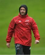 10 September 2018; Senior strength and conditioning coach PJ Wilson during Munster Rugby squad training at the University of Limerick in Limerick. Photo by Diarmuid Greene/Sportsfile