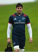 10 September 2018; Dave O'Callaghan arrives for Munster Rugby squad training at the University of Limerick in Limerick. Photo by Diarmuid Greene/Sportsfile