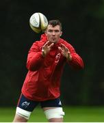 10 September 2018; Peter O'Mahony during Munster Rugby squad training at the University of Limerick in Limerick. Photo by Diarmuid Greene/Sportsfile