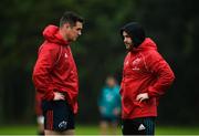 10 September 2018; Ronan O'Mahony with senior strength and conditioning coach PJ Wilson during Munster Rugby squad training at the University of Limerick in Limerick. Photo by Diarmuid Greene/Sportsfile