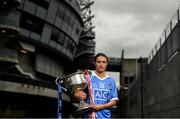 11 September 2018; In attendance at a photocall ahead of the TG4 All-Ireland Junior, Intermediate and Senior Ladies Football Championship Finals on Sunday next, is Senior finalist, captain Sinead Aherne of Dublin. TG4 All-Ireland Ladies Football Championship Finals Captains Day at Croke Park, in Dublin. Photo by Eóin Noonan/Sportsfile