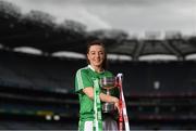 11 September 2018; In attendance at a photocall ahead of the TG4 All-Ireland Junior, Intermediate and Senior Ladies Football Championship Finals on Sunday next, is Junior finalist, Cathy Mee of Limerick. TG4 All-Ireland Ladies Football Championship Finals Captains Day at Croke Park, in Dublin. Photo by Eóin Noonan/Sportsfile