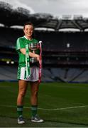 11 September 2018; In attendance at a photocall ahead of the TG4 All-Ireland Junior, Intermediate and Senior Ladies Football Championship Finals on Sunday next, is Junior finalist, Cathy Mee of Limerick. TG4 All-Ireland Ladies Football Championship Finals Captains Day at Croke Park, in Dublin. Photo by Eóin Noonan/Sportsfile