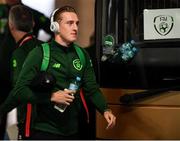 11 September 2018; Ronan Curtis of Republic of Ireland arrives ahead of the International Friendly match between Poland and Republic of Ireland at the Municipal Stadium in Wroclaw, Poland. Photo by Stephen McCarthy/Sportsfile