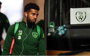 11 September 2018; Cyrus Christie of Republic of Ireland arrives ahead of the International Friendly match between Poland and Republic of Ireland at the Municipal Stadium in Wroclaw, Poland. Photo by Stephen McCarthy/Sportsfile