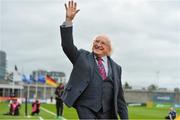 11 September 2018; President of Ireland Michael D Higgins in attendance at the UEFA European U21 Championship Qualifier Group 5 match between Republic of Ireland and Germany at Tallaght Stadium in Tallaght, Dublin. Photo by Brendan Moran/Sportsfile