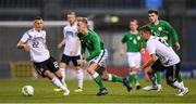 11 September 2018; Harry Charsley of Republic of Ireland in action against Maximilian Eggestein and Waldemar Anton of Germany during the UEFA European U21 Championship Qualifier Group 5 match between Republic of Ireland and Germany at Tallaght Stadium in Tallaght, Dublin. Photo by Brendan Moran/Sportsfile
