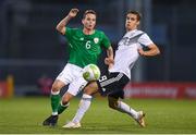 11 September 2018; Liam Kinsella of Republic of Ireland in action against Florian Neuhaus of Germany during the UEFA European U21 Championship Qualifier Group 5 match between Republic of Ireland and Germany at Tallaght Stadium in Tallaght, Dublin. Photo by Brendan Moran/Sportsfile