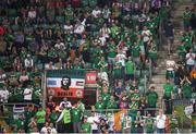 11 September 2018; Republic of Ireland supporters during the International Friendly match between Poland and Republic of Ireland at the Municipal Stadium in Wroclaw, Poland. Photo by Stephen McCarthy/Sportsfile