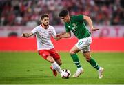 11 September 2018; Callum O'Dowda of Republic of Ireland in action against Mateusz Klich of Poland during the International Friendly match between Poland and Republic of Ireland at the Municipal Stadium in Wroclaw, Poland. Photo by Stephen McCarthy/Sportsfile