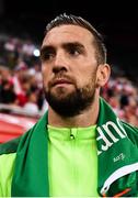11 September 2018; Shane Duffy of Republic of Ireland prior to the International Friendly match between Poland and Republic of Ireland at the Municipal Stadium in Wroclaw, Poland. Photo by Stephen McCarthy/Sportsfile