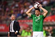 11 September 2018; Enda Stevens of Republic of Ireland during the International Friendly match between Poland and Republic of Ireland at the Municipal Stadium in Wroclaw, Poland. Photo by Stephen McCarthy/Sportsfile