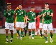 11 September 2018; Callum O'Dowda, right, and Callum Robinson of Republic of Ireland following the International Friendly match between Poland and Republic of Ireland at the Municipal Stadium in Wroclaw, Poland. Photo by Stephen McCarthy/Sportsfile