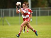 26 August 2018; Claragh Connor of Derry during the TG4 All-Ireland Junior Championship Semi Final match between Derry and Louth at Aghaloo O'Neills in Aughnacloy, Co. Tyrone. Photo by Oliver McVeigh/Sportsfile