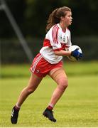 26 August 2018; Aoife Laverty of Derry during the TG4 All-Ireland Junior Championship Semi Final match between Derry and Louth at Aghaloo O'Neills in Aughnacloy, Co. Tyrone. Photo by Oliver McVeigh/Sportsfile
