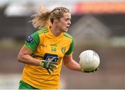4 August 2018; Yvonne Bonner of Donegal during the TG4 All-Ireland Ladies Football Senior Championship quarter-final match between Armagh and Donegal at Healy Park in Omagh, Tyrone. Photo by Oliver McVeigh/Sportsfile