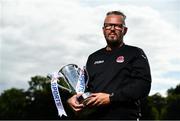 13 September 2018; Cobh Ramblers manager Stephen Henderson poses for a portrait during the EA SPORTS Cup Final Media Day at FAI HQ, in Abbotstown, Dublin. Photo by Sam Barnes/Sportsfile
