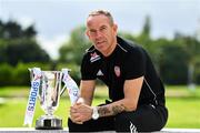 13 September 2018; Derry City manager Kenny Shiels poses for a portrait during the EA SPORTS Cup Final Media Day at FAI HQ, in Abbotstown, Dublin. Photo by Sam Barnes/Sportsfile
