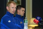 14 September 2018; Head coach Leo Cullen during a Leinster Rugby Press Conference at the InterContinental Dublin in Ballsbridge, Dublin. Photo by Eóin Noonan/Sportsfile